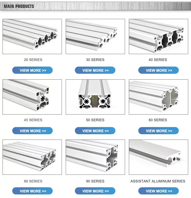 Stainless Steel Commercial Workbench 5050 Extruded V-Slot Aluminum Profile