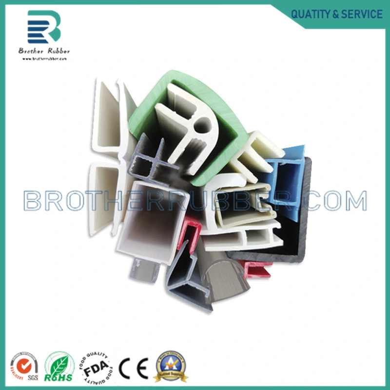 Co-Extruded PVC Plastic Extrusion Seal Profile for Container Door Truck Door