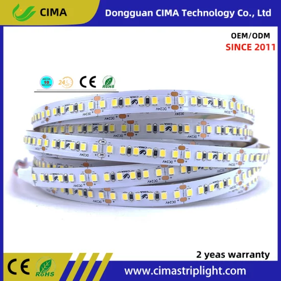 Vendite dirette in fabbrica Striscia LED flessibile più popolare SMD 5730 2835 5050 con profilo in rame alto CRI>90 16-18 lm